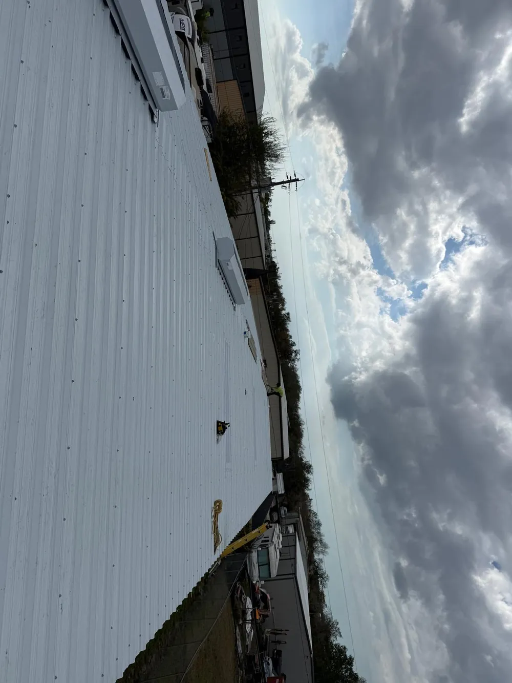 SRQ Building Services industrial roofing project in Sarasota, FL